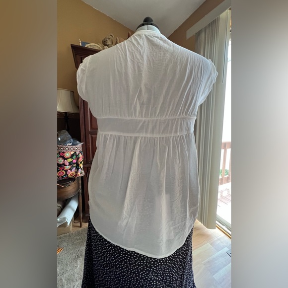 XL Boho white sleeveless summer top from Maurice’s. - Picture 4 of 9